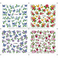 Professional Beautiful Flowers Wrap Decal Nail Art Nail Stickers